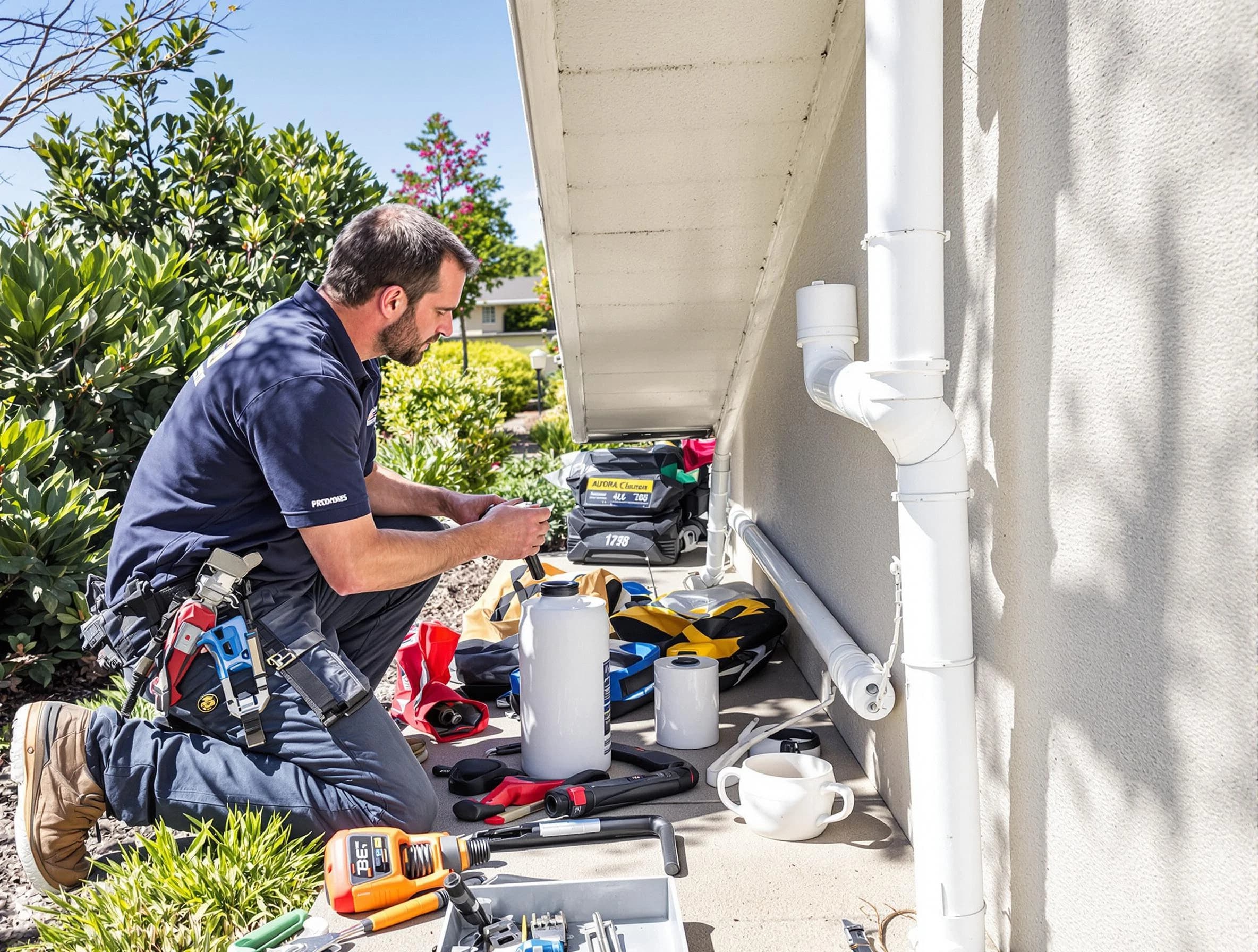 Willowick Roofing Company expert fixing a downspout in Willowick, OH