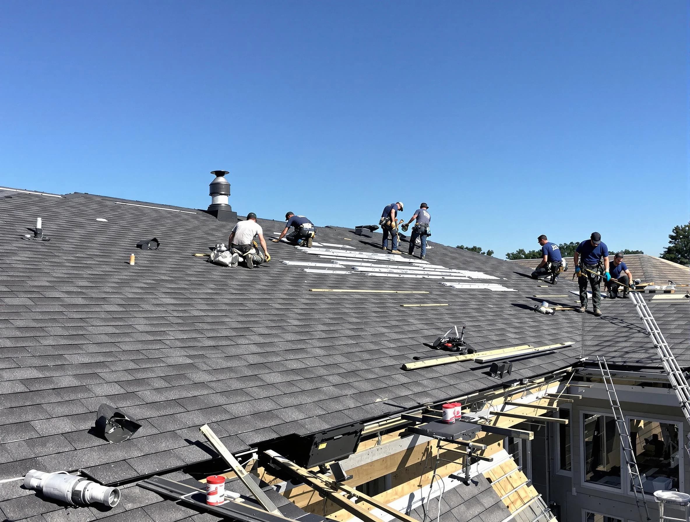 Willowick Roofing Company experts performing roof installation in Willowick, OH