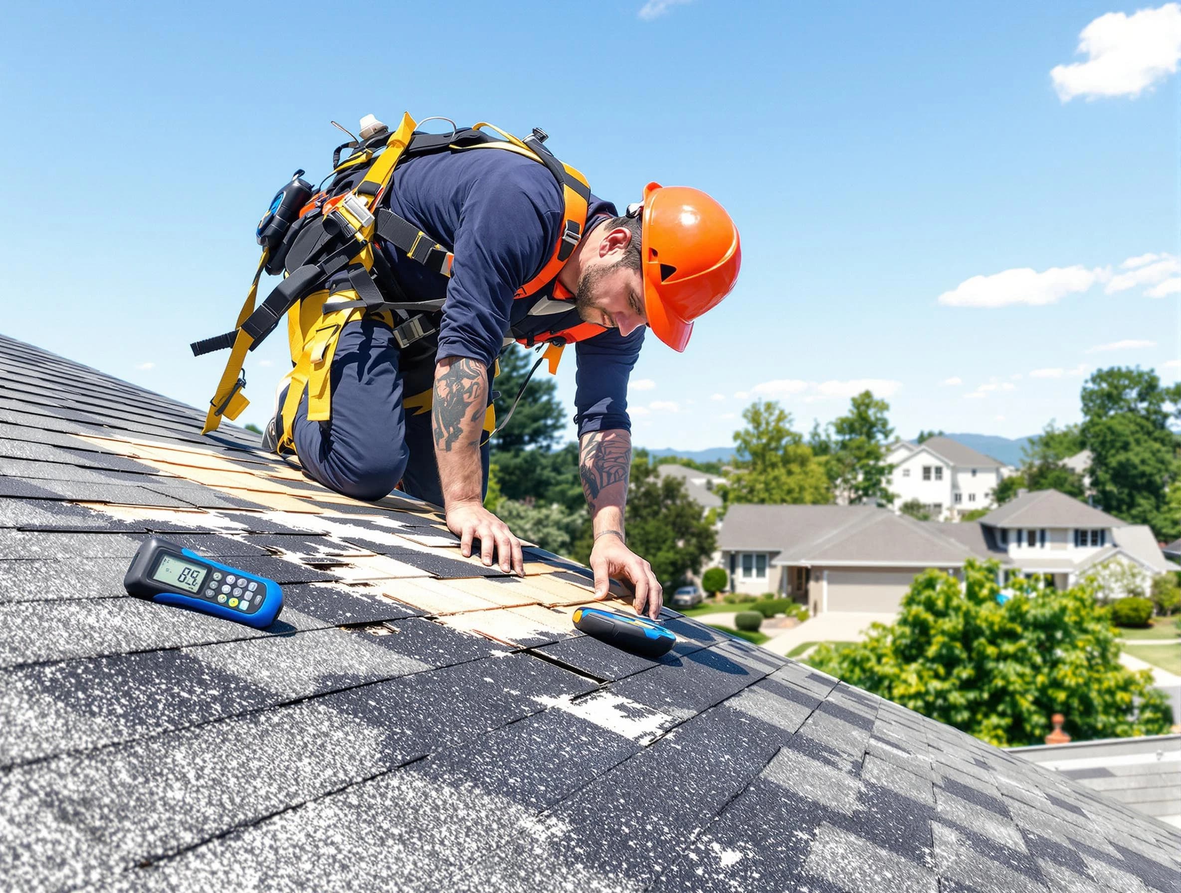 Willowick Roofing Company professional performing roof repairs in Willowick, OH