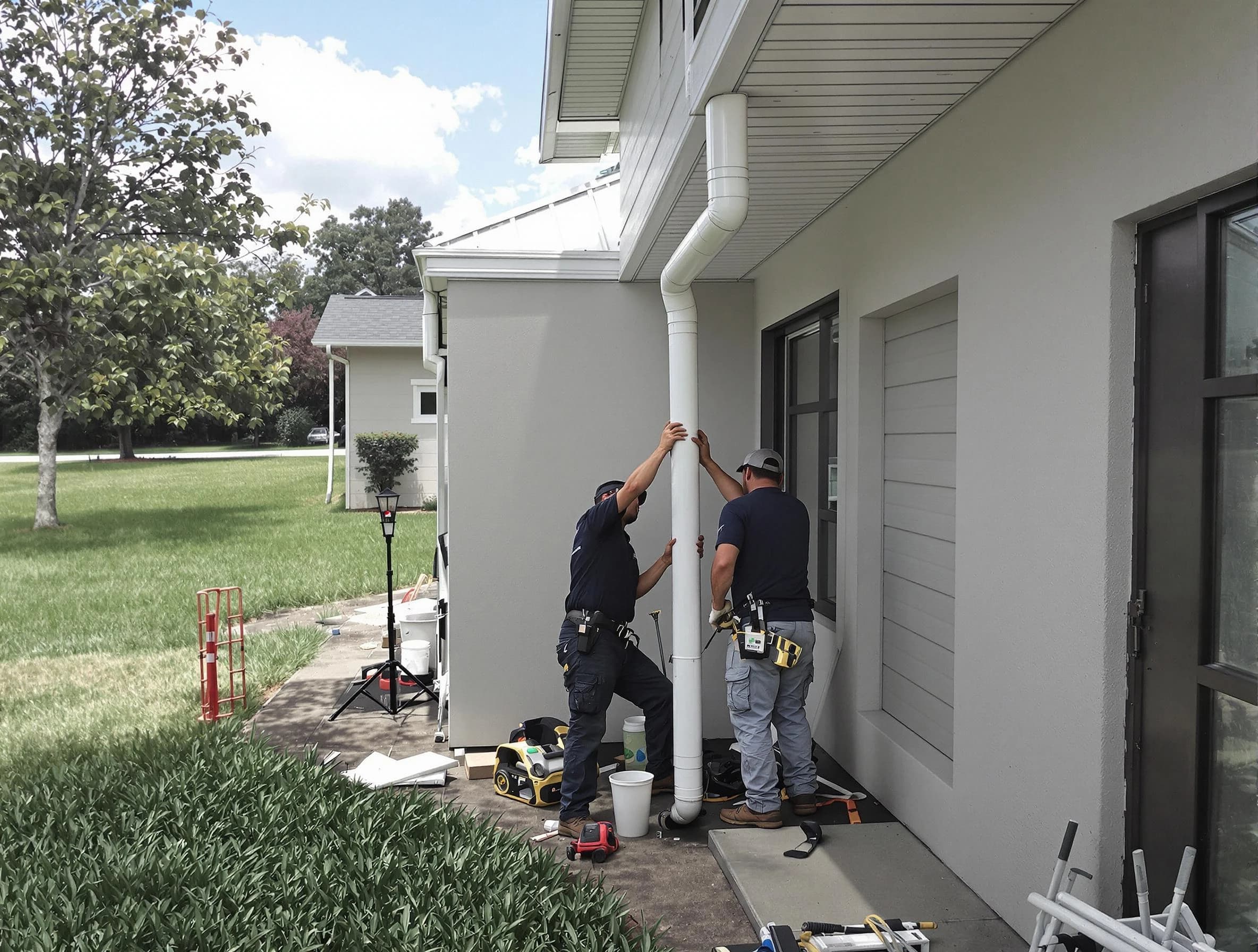 Downspout Installation in Willowick